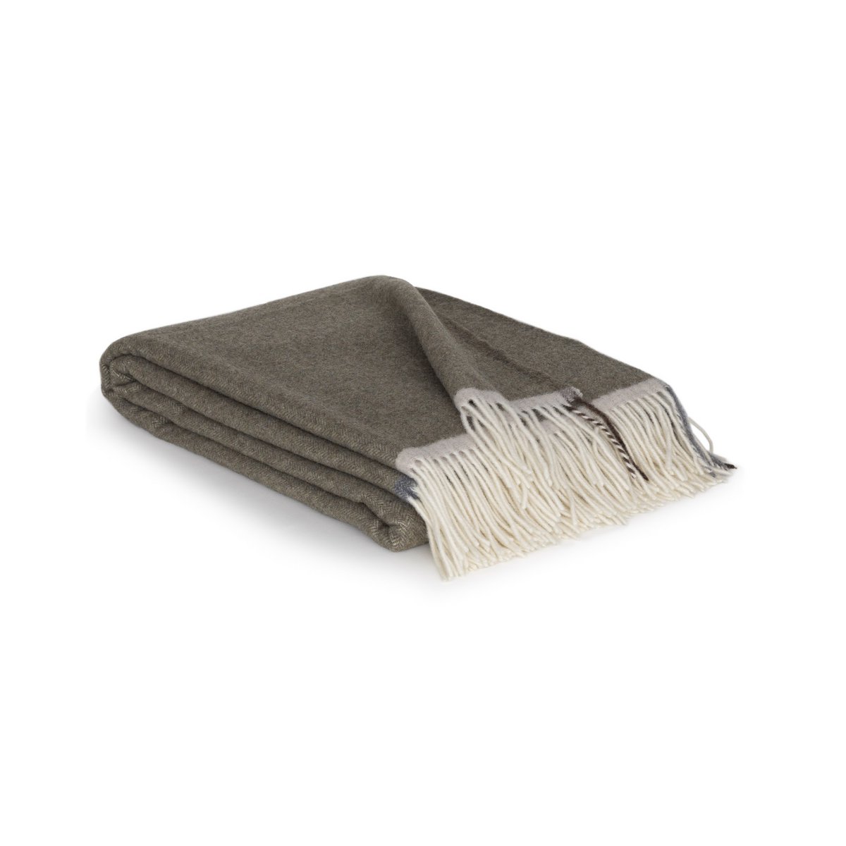 Merino/Kaschmir Decke Mailand Verde Orlo
