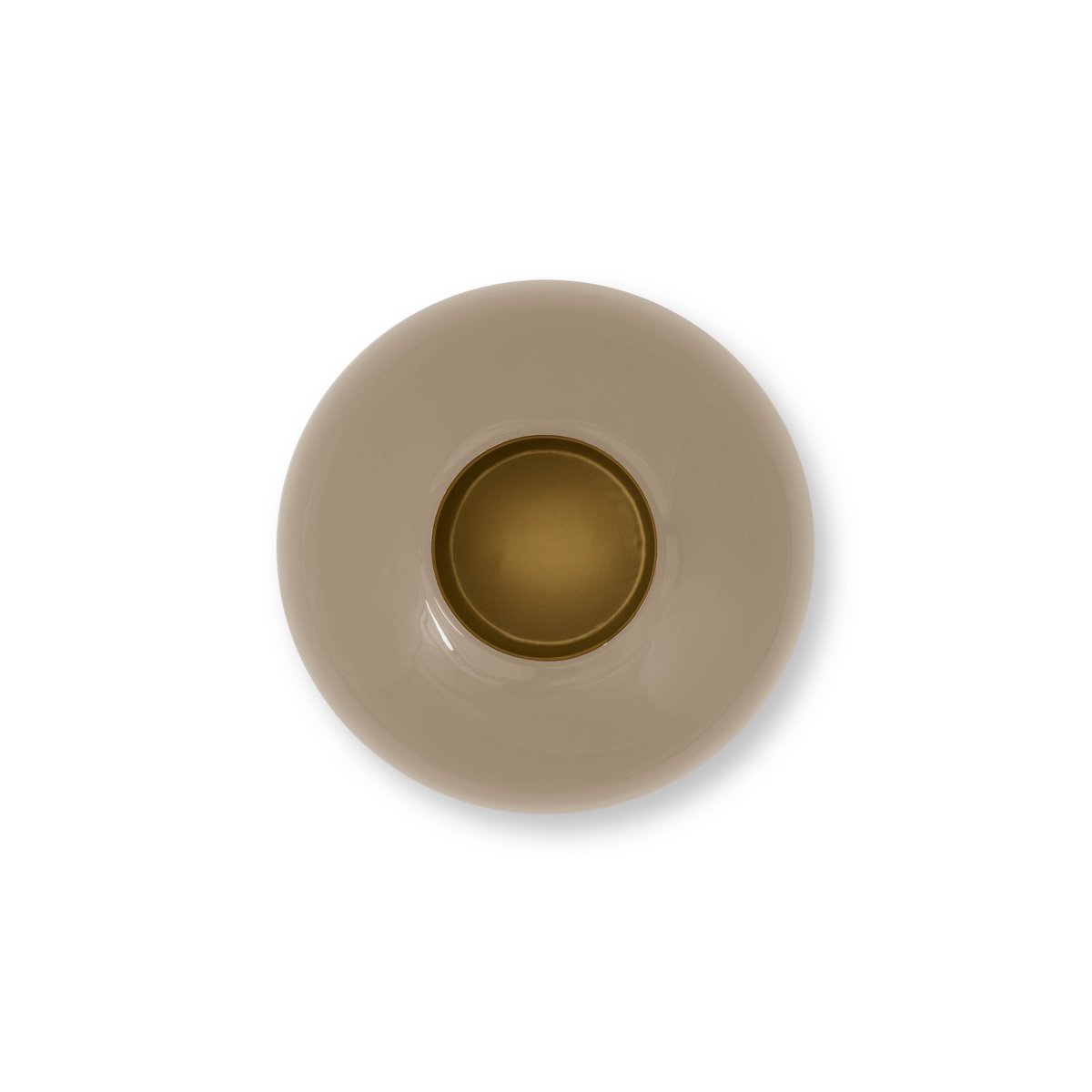 Vase Metal Khaki 32cm