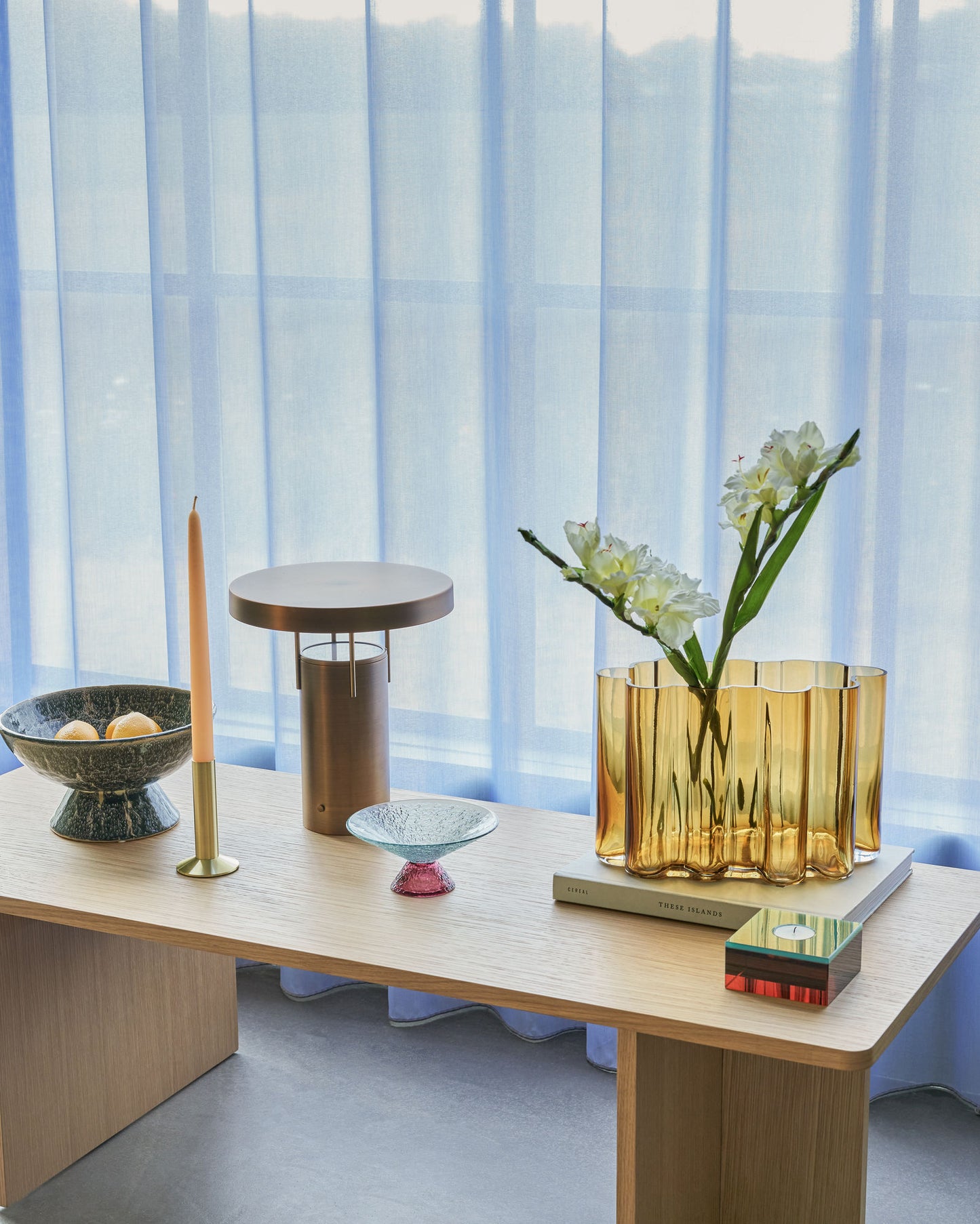 Hübsch Umber Vase Bernstein