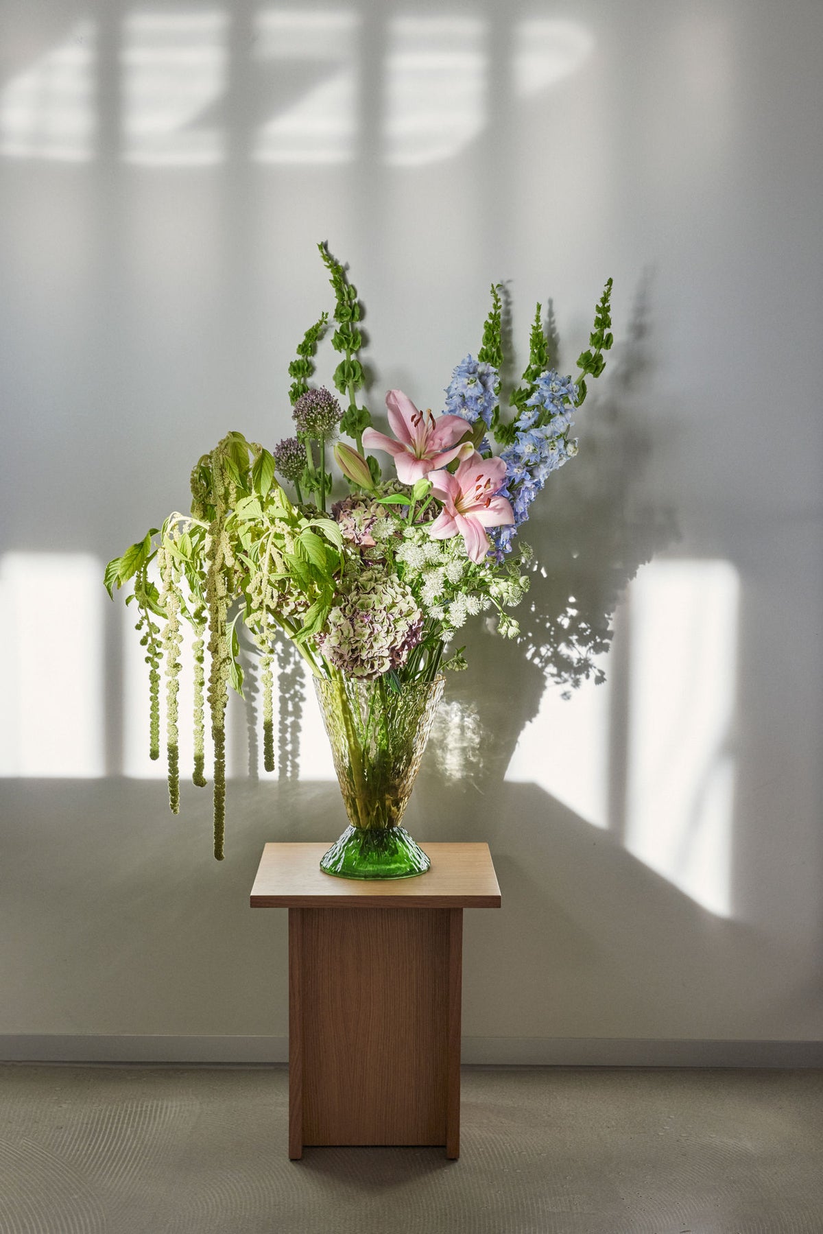 Hübsch Abyss Vase Grün