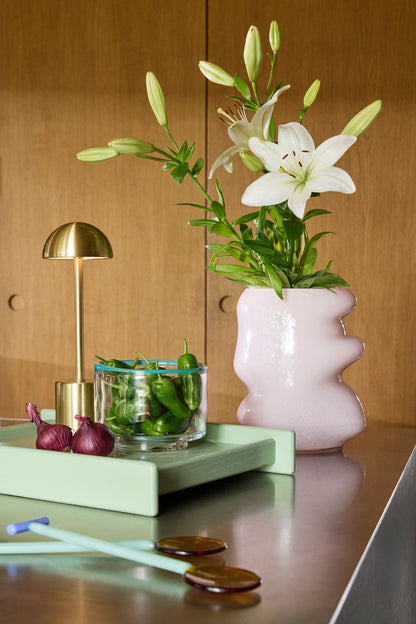 Hübsch Lote Vase Rosa