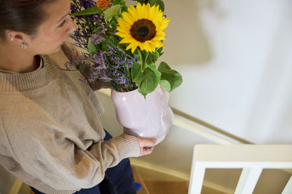 Hübsch Lote Vase Rosa