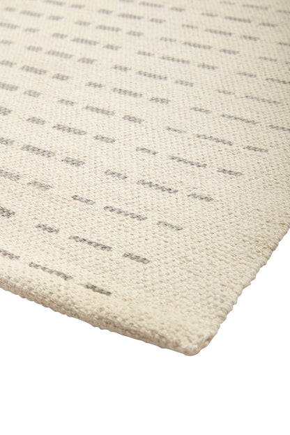Hübsch Pin Teppich, Beige/Grau, 120x180cm