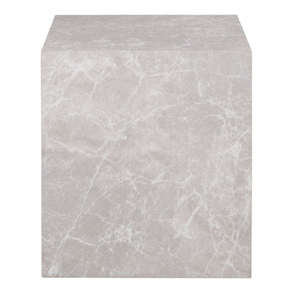 Quadratischer Beistelltisch - Beige 40x40x45cm