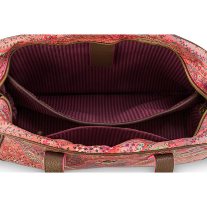 Tovy Weekend Bag Small Jabali Red 40x15x30cm