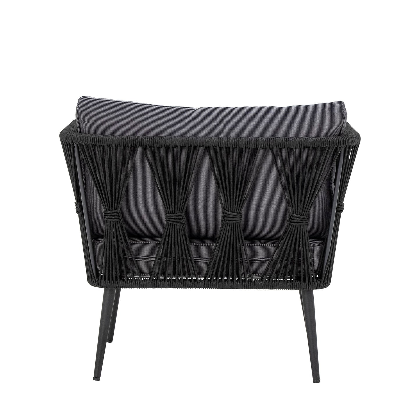 Bloomingville Pavone Loungesessel, Schwarz, Metall