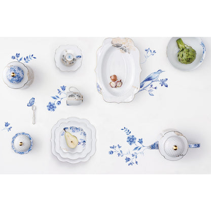 Set/2 Tea Cups & Saucers Royal White