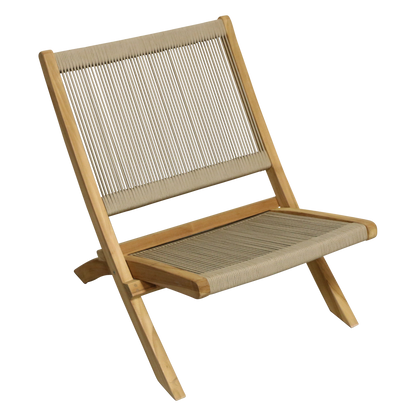 Lounge Seilklappstuhl beige