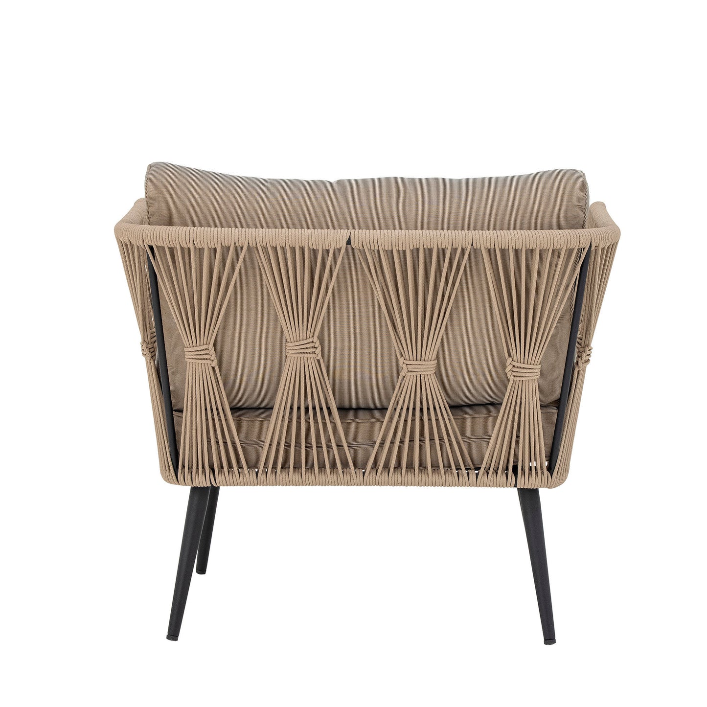 Bloomingville Pavone Loungesessel, Braun, Metall