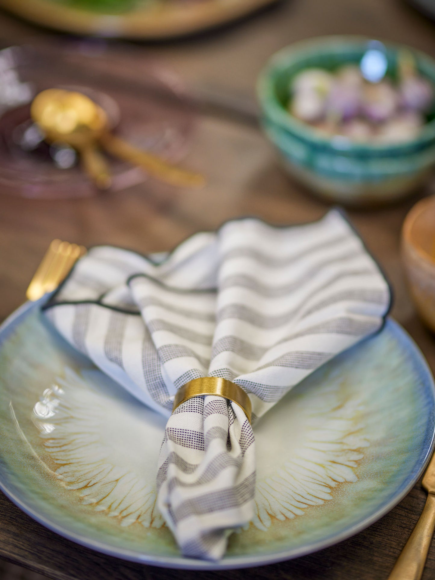 Bloomingville Laurie Serviettenring, Gold, Messing