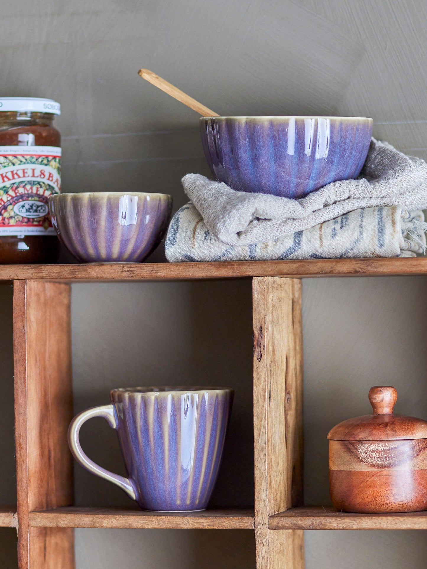 Bloomingville Latina Tasse, Violett, Steingut
