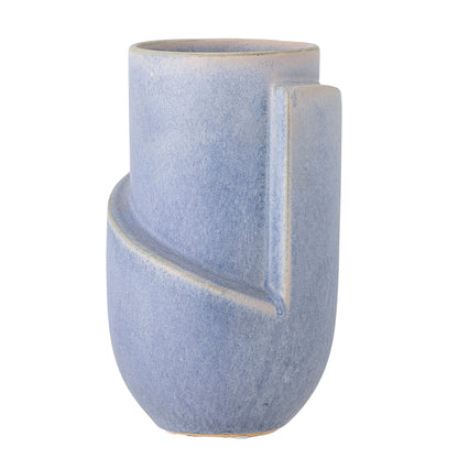 Bloomingville Norbert Vase, Blue, Steingut