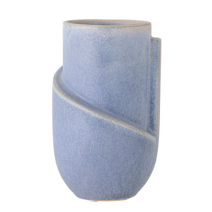 Bloomingville Norbert Vase, Blue, Steingut