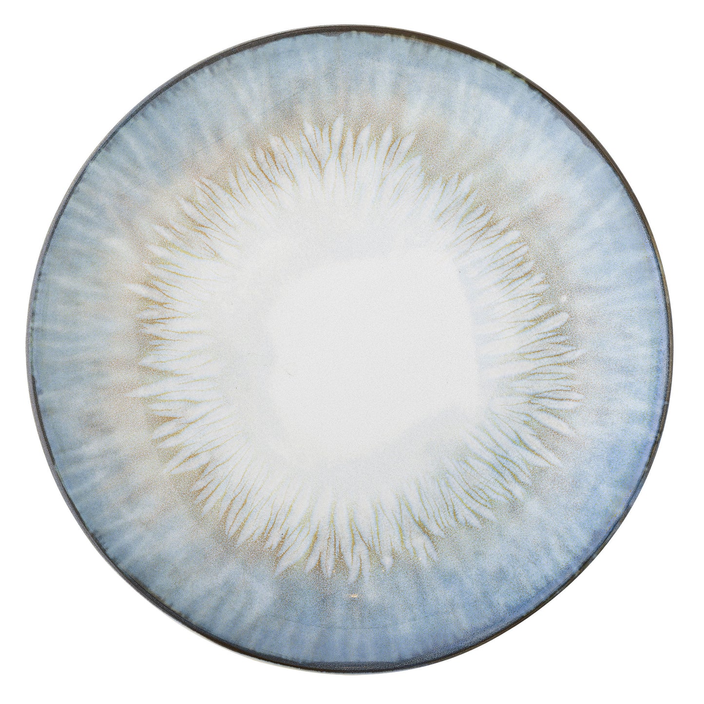 Bloomingville Calen Teller, Blue, Steingut