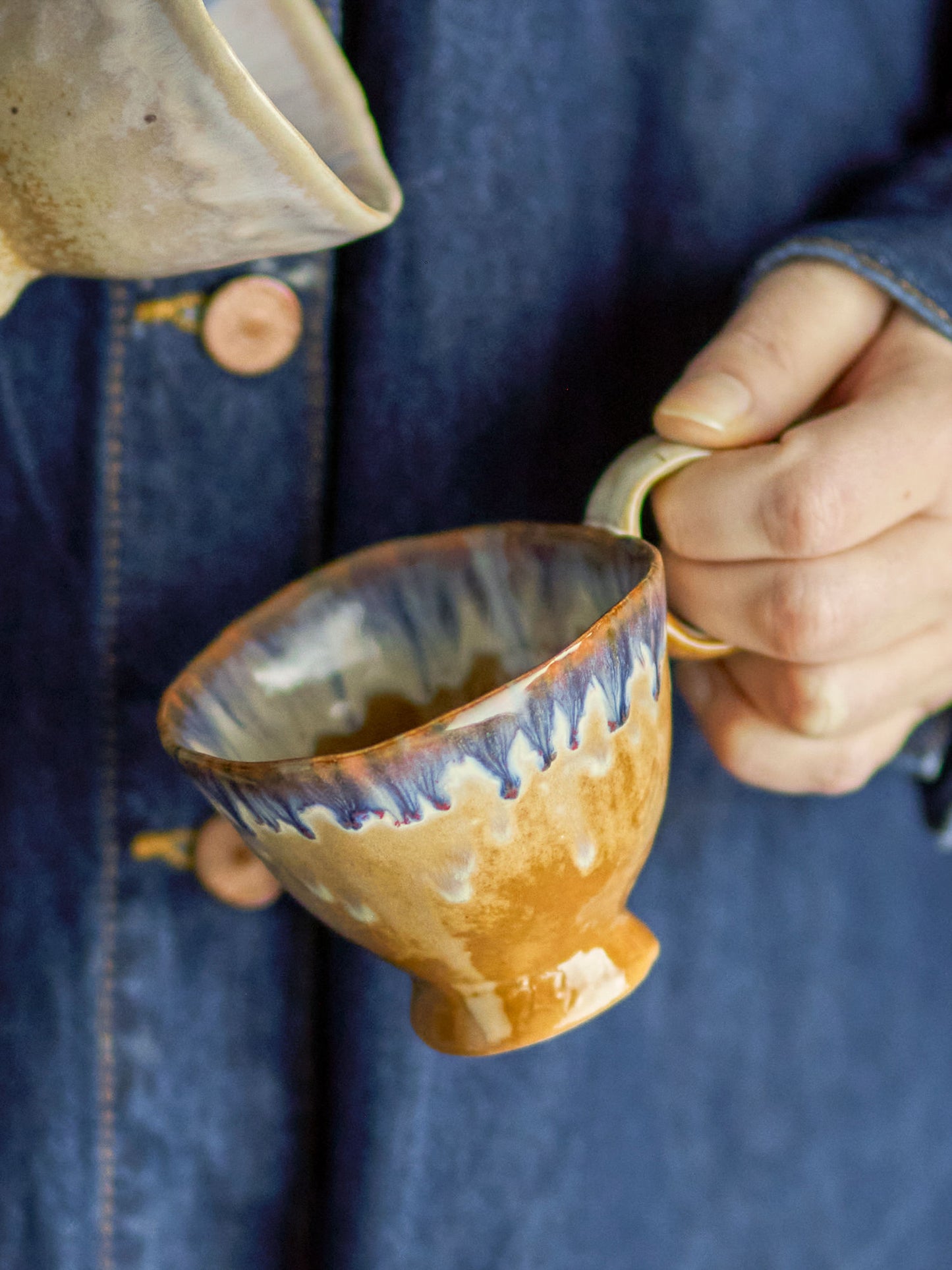 Bloomingville Imogen Tasse, Bunt, Steingut