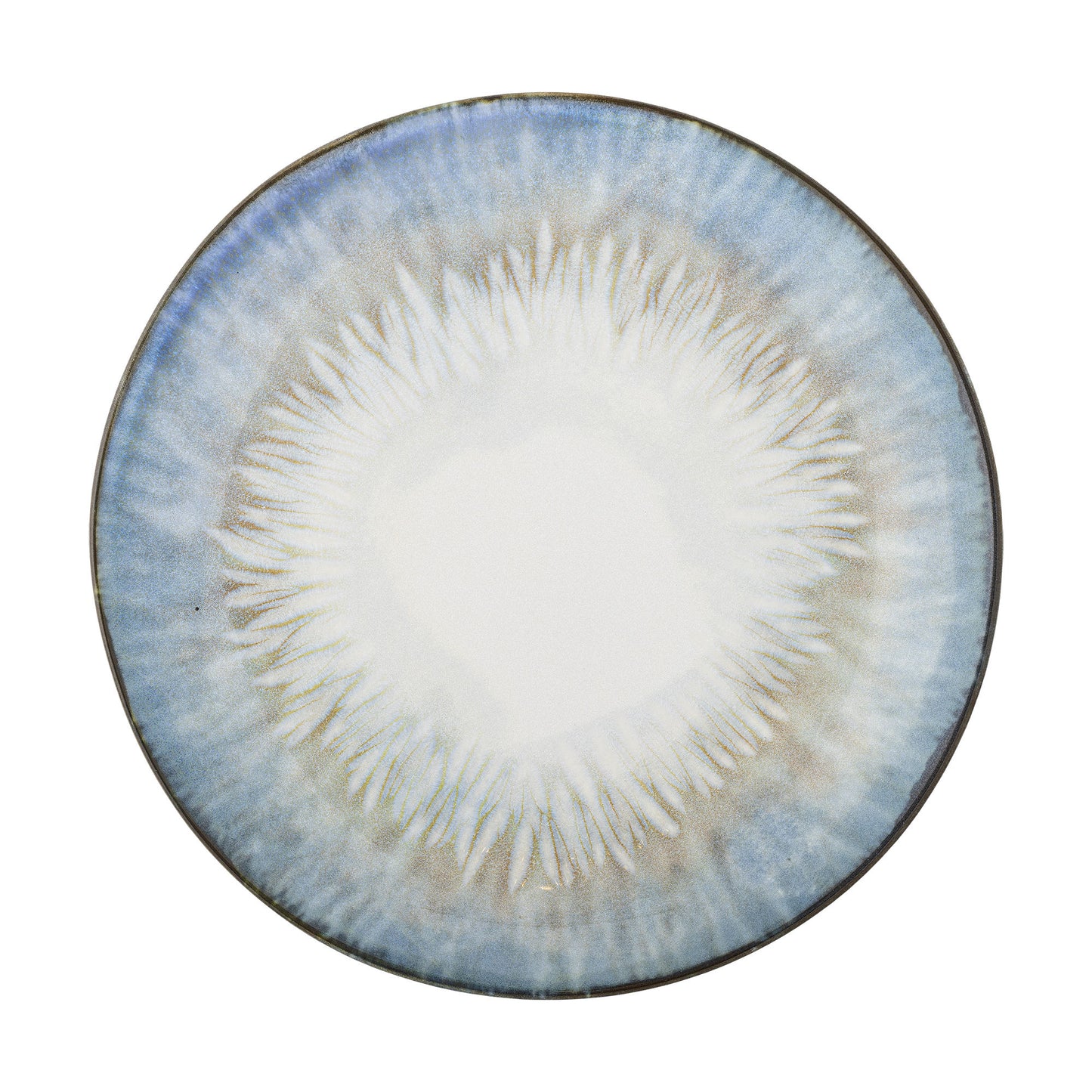 Bloomingville Calen Teller, Blue, Steingut