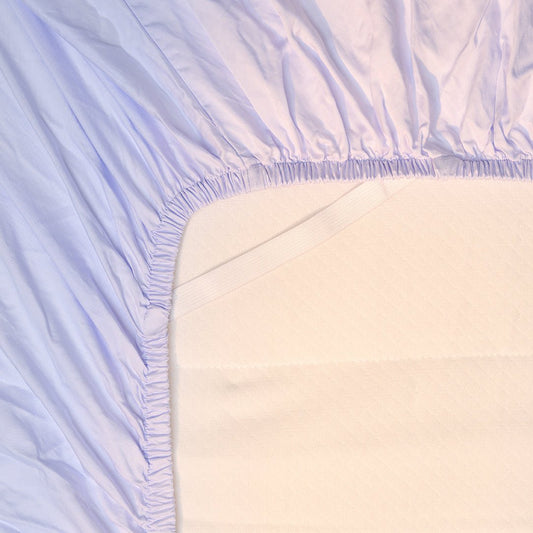 TENCEL™ Twill-Spannbettlaken Lavendelblau
