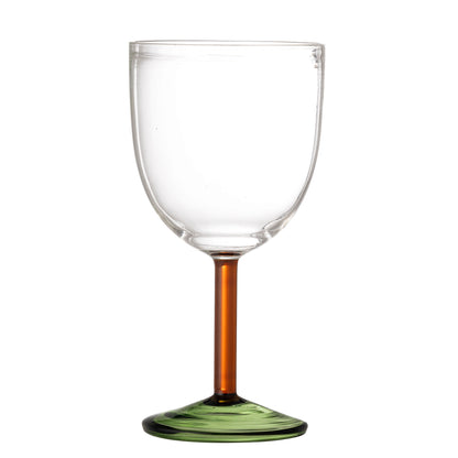 Bloomingville Martine Weinglas, Bunt, Glas