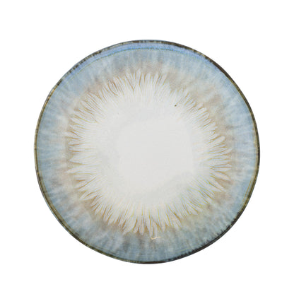 Bloomingville Calen Teller, Blue, Steingut