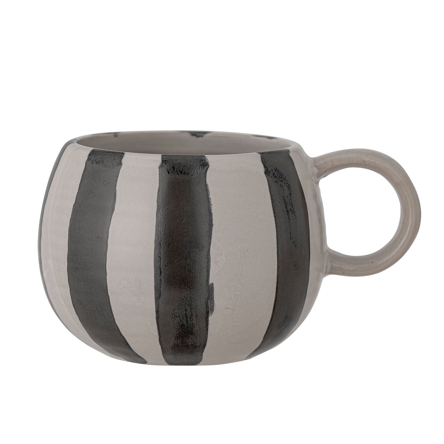 Bloomingville Serina Becher, Schwarz, Steingut