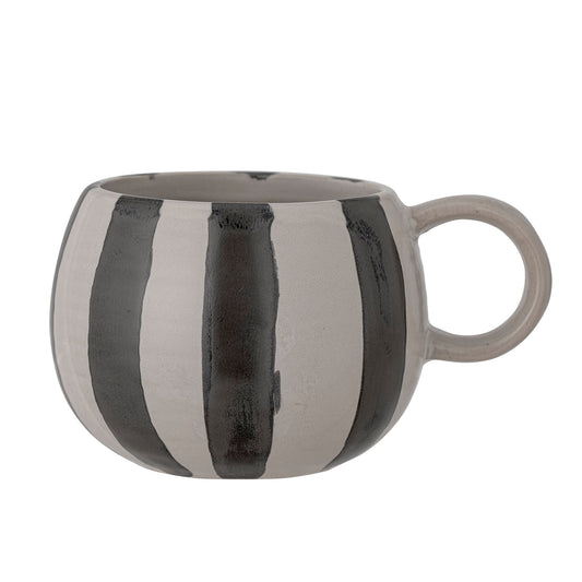 Bloomingville Serina Becher, Schwarz, Steingut