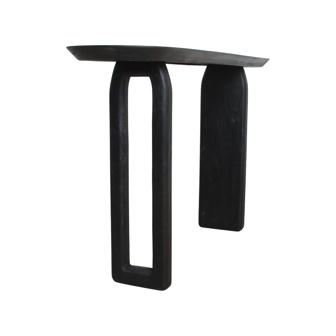 Bullnose Consolet Tisch schwarz