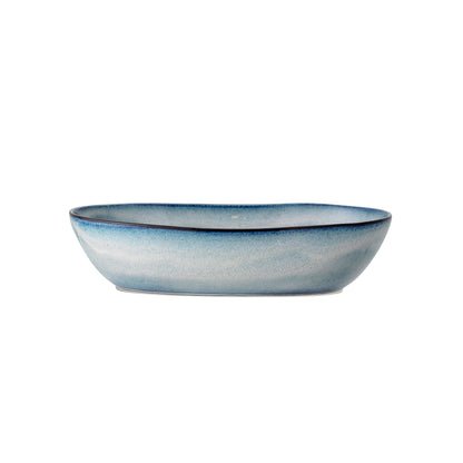 Bloomingville Sandrine Schale, Blue, Steingut