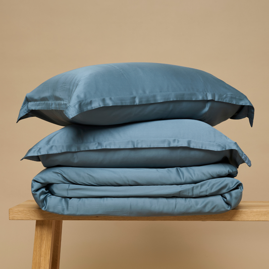 TENCEL™ Bambus-Bettwäsche ozeanblau
