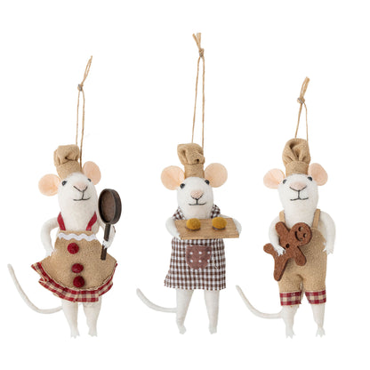Bloomingville Peo Ornament, Braun, Wolle