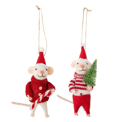 Bloomingville Peo Ornament, Rot, Wolle