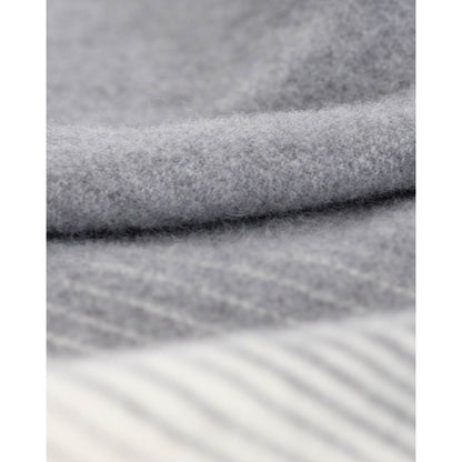 Merino/Kaschmirbett Decke Elfenbein Nebel