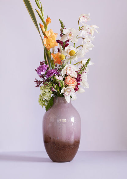 Hübsch Posy Vase rot/rosa 37cm