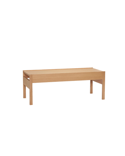 Hübsch Forma Couchtisch Naturfarben 120x50cm